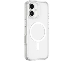 Permatomas magnetinis telefono dėklas iPhone 16 su žiedu AmazingThing
