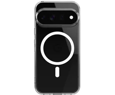 Permatomas „MagSafe“ dėklas Google Pixel 11, Crong Hybrid Clear Magnetic