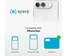 Permatomas „MagSafe“ dėklas „Speck Presidio Perfect Clear“ iPhone Fold