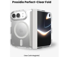 Permatomas „MagSafe“ dėklas „Speck Presidio Perfect Clear“ iPhone Fold