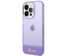 Permatomas telefono dėklas Guess Translucent iPhone 14 Pro Max
