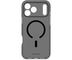 „Decoded DropTec“ permatomas galinis dangtelis „MagSafe“ dėklas, skirtas „iPhone 17 Pro Max“ - juodas