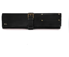 Kelioninis Solier Accessories Personalised leather knife case Solier SA44 juodas