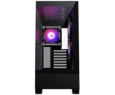 Ausinės Phanteks XT View langai su grūdintu stiklu, D-RGB – juodas