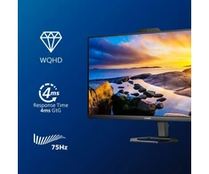 Philips 5000 serijos 27E1N5600HE/00 kompiuterio monitorius 68,6 cm (27") 2560 x 1440 px Quad HD LCD juodas