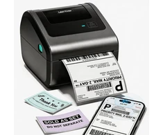 Phomemo etikečių spausdintuvas terminis 4x6 colių Bluetooth, USB, 203 dpi, D450BT