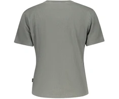 Pilka T-shirt damski Converse CVW6T540