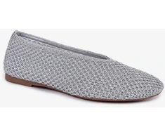 Pilkos balerinos su pynimu Step in style