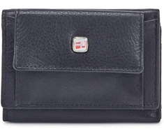 Natūralios odos vyriška piniginė RFID Nordee GW-5617, juoda