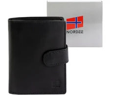 Odinė piniginė Nordee HARE N4L juoda