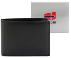 Odinė piniginė Nordee SLANGE 035 juoda