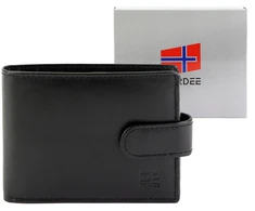 Odinė piniginė Nordee SLANGE 035L juoda