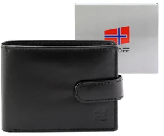 Odinė piniginė Nordee SLANGE 8806A juoda