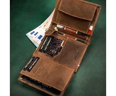 Piniginė vyrams Peterson PTN 317PW-02 2-1-4 HUNTER