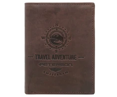 Piniginė vyrams Peterson PTN N4-BE-TRAVEL