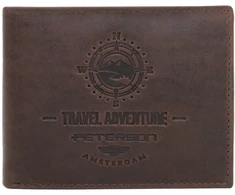 Piniginė vyrams Peterson PTN N992-BE-TRAVEL