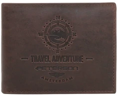 Piniginė vyrams Peterson PTN N992-BE-TRAVEL