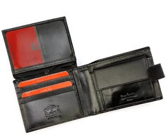 Vyriška odinė piniginė Pierre Cardin TILAK51 juoda