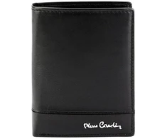 Vyriška odinė piniginė Pierre Cardin YS605 326 juoda raudona