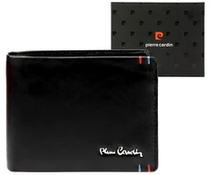 Vyriška odinė piniginė Pierre Cardin YS606 8806 juoda