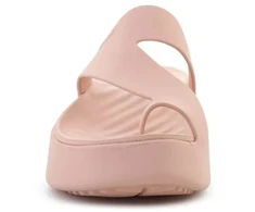 Pink CROCS GETAWAY PLATFORM TOE LOOP sandalės, spalva: Rožinė Caramel, 210834-7AF