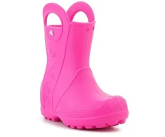 Pink CROCS HANDLE IT vaikiški lietaus aulinukai, Rožinis CRUSH, 211056-6TW
