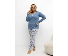 Pink Moteriška pižama Plus Size Forever Rožinė