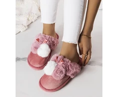 Pink Rožinė Bonnet šlepetės