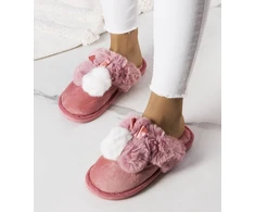 Pink Rožinė Bonnet šlepetės