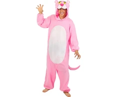 Pink Rožinės Panteros (Rožinė Panther) kostiumas suaugusiesiems