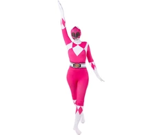 Pink Rožinio reindžerio (Rožinė Ranger) bodis moterims – „Galingieji reindžeriai“ (Power Rangers)