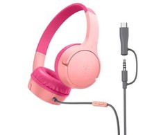 Belkin Rožinė SOUNDFORM MINI WIRED ON-EAR - Ausinės - USB-C 3.5MM Rožinis