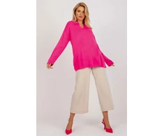 Pink Sweter Damski LC 2261.00P Fluo Rožinė - Rue Paris