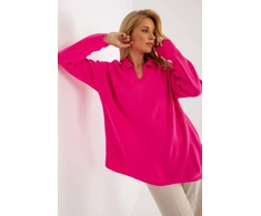 Pink Sweter Damski LC 2261.00P Fluo Rožinė - Rue Paris