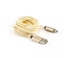 Pintas USB-A į USB-C kabelis 1,5 m, auksinis