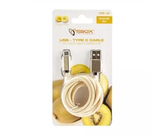 Pintas USB-A į USB-C kabelis 1,5 m, auksinis