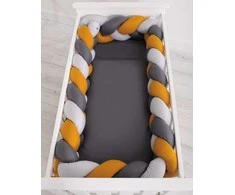 My Sweet Baby Pintas XXL bamperis – pilkas, medaus geltonumo, antracito