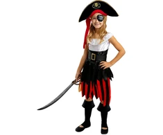 Piratės kostiumas mergaitėms – Piratai