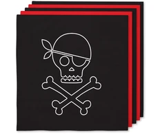 Piratų servetėlės 33 x 33 cm – Vakarėlio dekoracijos