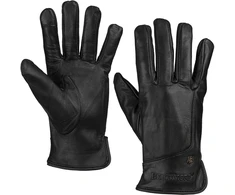 Pirštinės skórzane moterims juoda polar touch finger na dotyk BELTIMORE K40