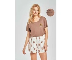 Pižama moterims Coco 3526 iš medvilnės ir elastano