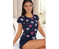 Pižama su lūpų raštu Donna