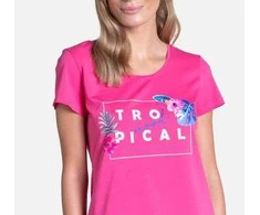 pižama Tropicana Rožinė