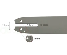 PJOVIMO JUOSTA 14" 3/8LP 1,3mm 50 NARELIŲ.