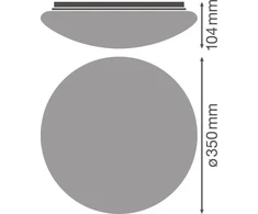 Plafono gaubtas CIRCULAR COVER 350