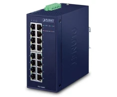 Šakotuvas PLANET IGS-1600T tinklo komutatorius Ne-valdomas L2 Gigabit Ethernet (10/100/1000) Mėlyna