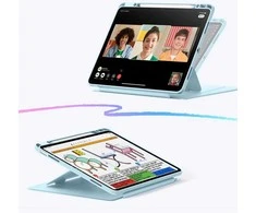 Planšetės dėklas ESR Flip Hybrid iPad Air 13 mėlynas