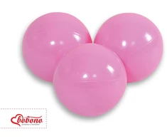 Plastikiniai kamuoliukai sausam baseinui 50 vnt. pudrinė rožinė