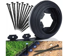 Plastikinis vejos apvadas - bortelis 10m +20 vinių