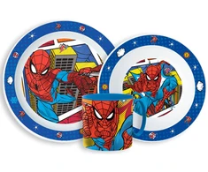 Plastikinių indų rinkinys Žmogus voras ( Spiderman )
